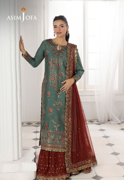 AJIZL-07 EMBROIDERED COTTON SILK