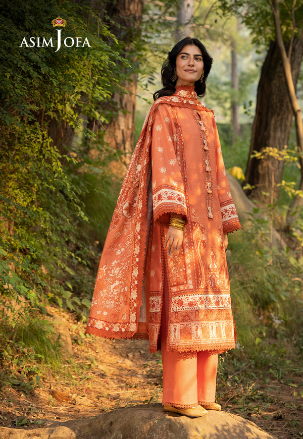 AJUWD-39 PRINTED STITCHED 3 PCS