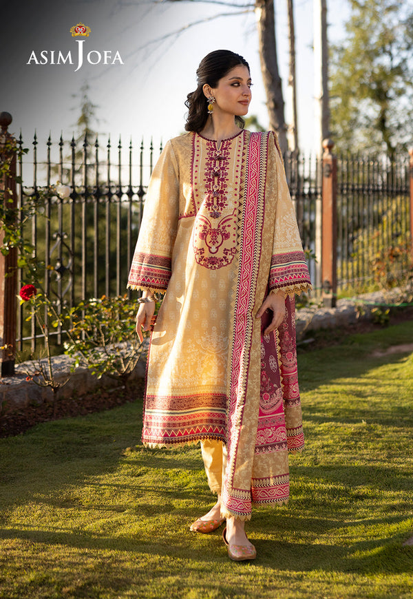 AJUWD-36 PRINTED STITCHED 3 PCS