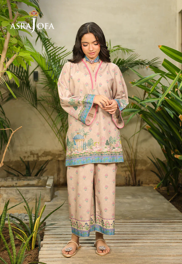 ASAL-10 PRINTED GEORGETTE 2 PCS