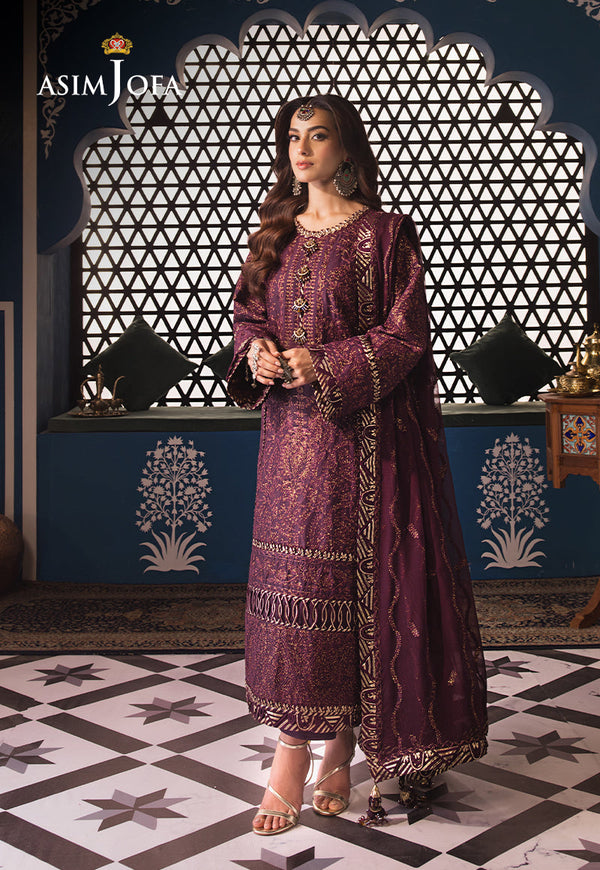 AJFIP-06 EMBROIDERED LAWN STITCHED 3 PCS