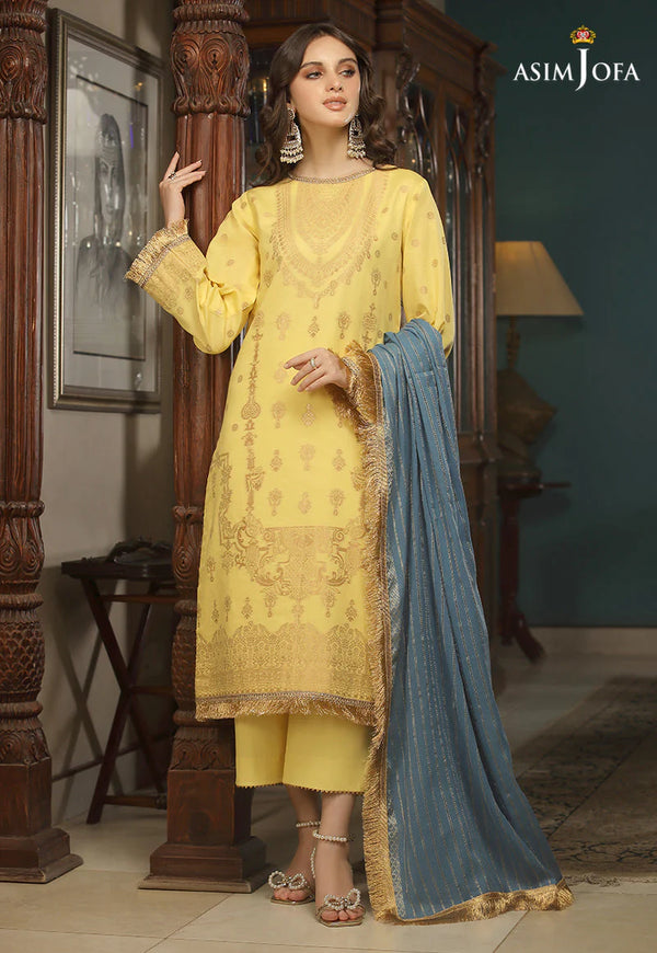 AJJDD-12 EMBROIDERED SELF-JACQUARD STITCHED