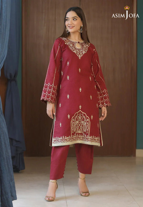 AJJDD-12 EMBROIDERED SELF-JACQUARD STITCHED