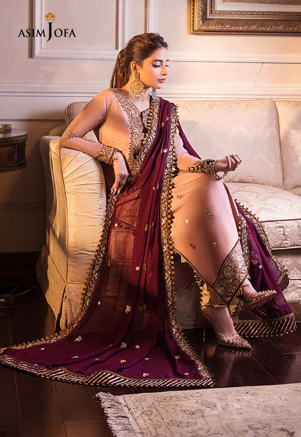 AJSM-17 EMBROIDERED COTTON SILK 3 PCS