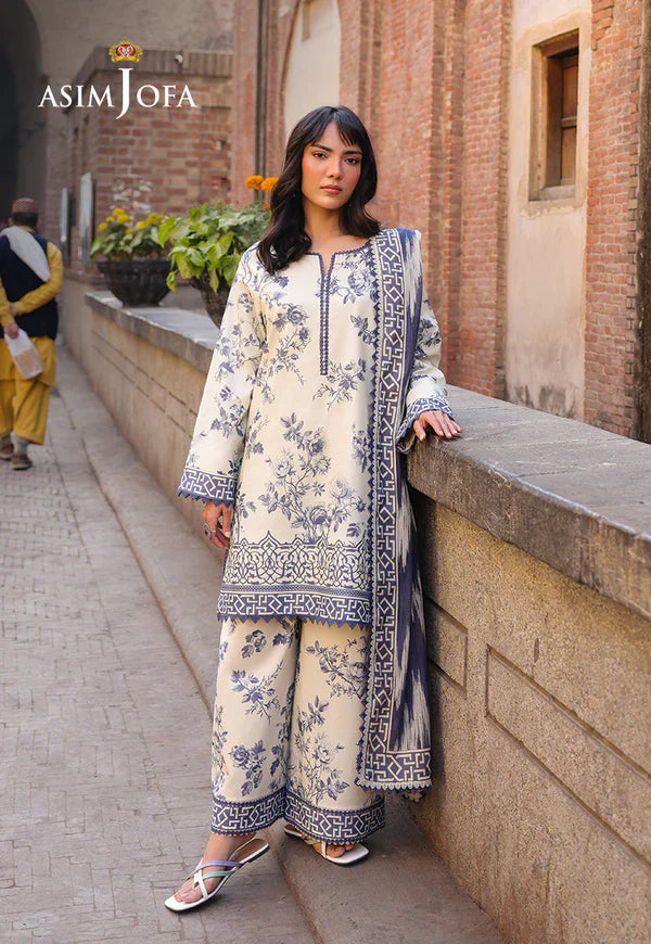AJUBF-72 DIGITAL PRINTED LAWN 3 PCS