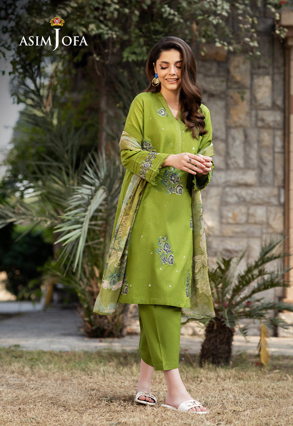 AJPB-84 EMBROIDERED CAMBRIC 3 PCS
