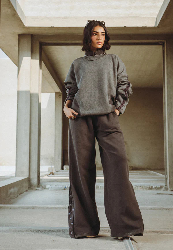 AJWPB-02 UNISEX WIDE LEGGED SWEATPANTS 1 PC
