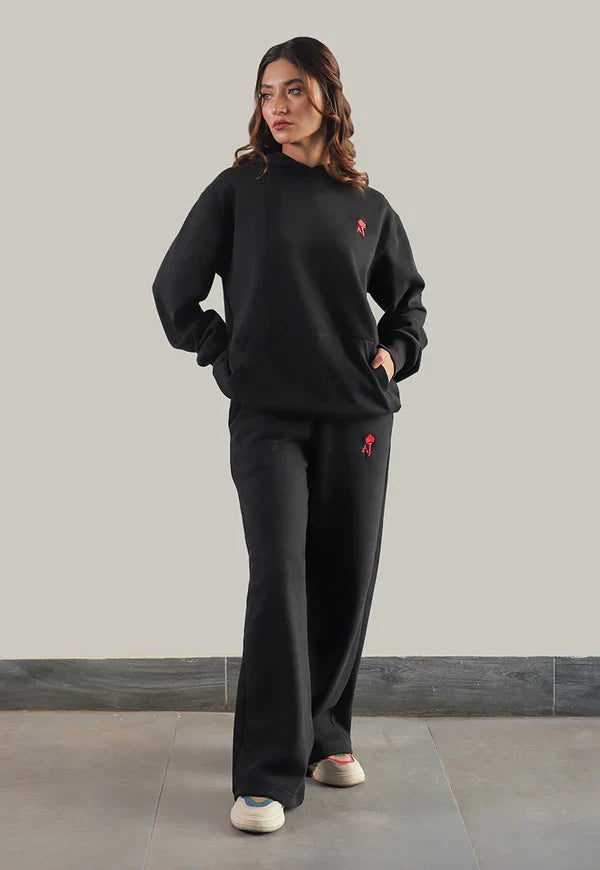 AJWEB-01 UNISEX BLACK SWEATPANTS 1 PC