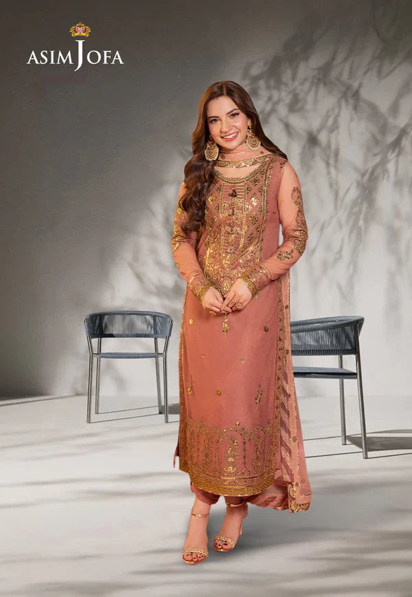 AJMJ-25 EMBROIDERED NET 3 PCS