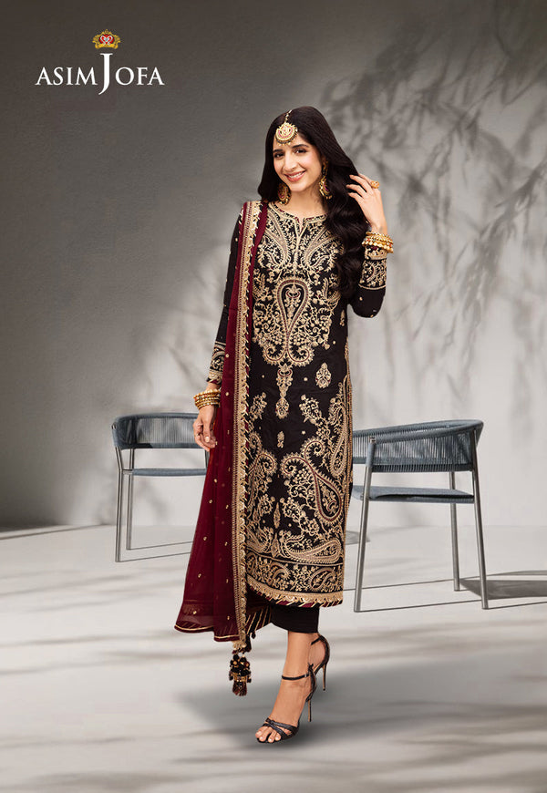 AJCDP-03 EMBROIDERED STITCHED 3 PCS